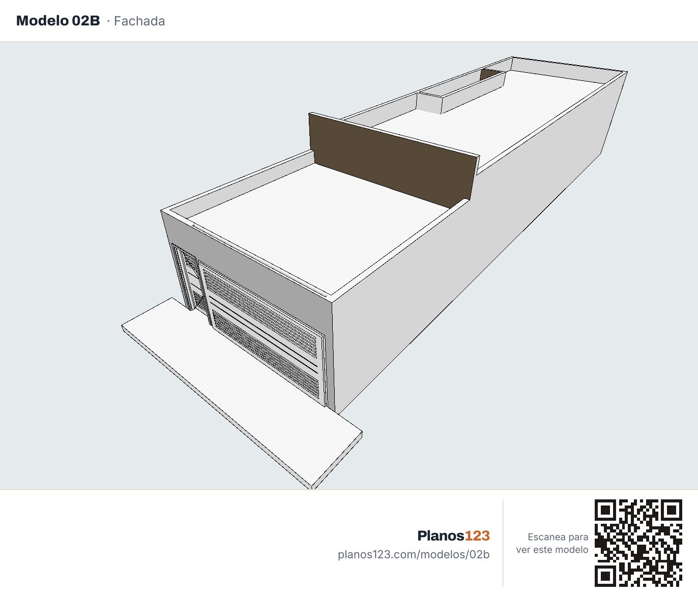 Modelo 02 · fachada