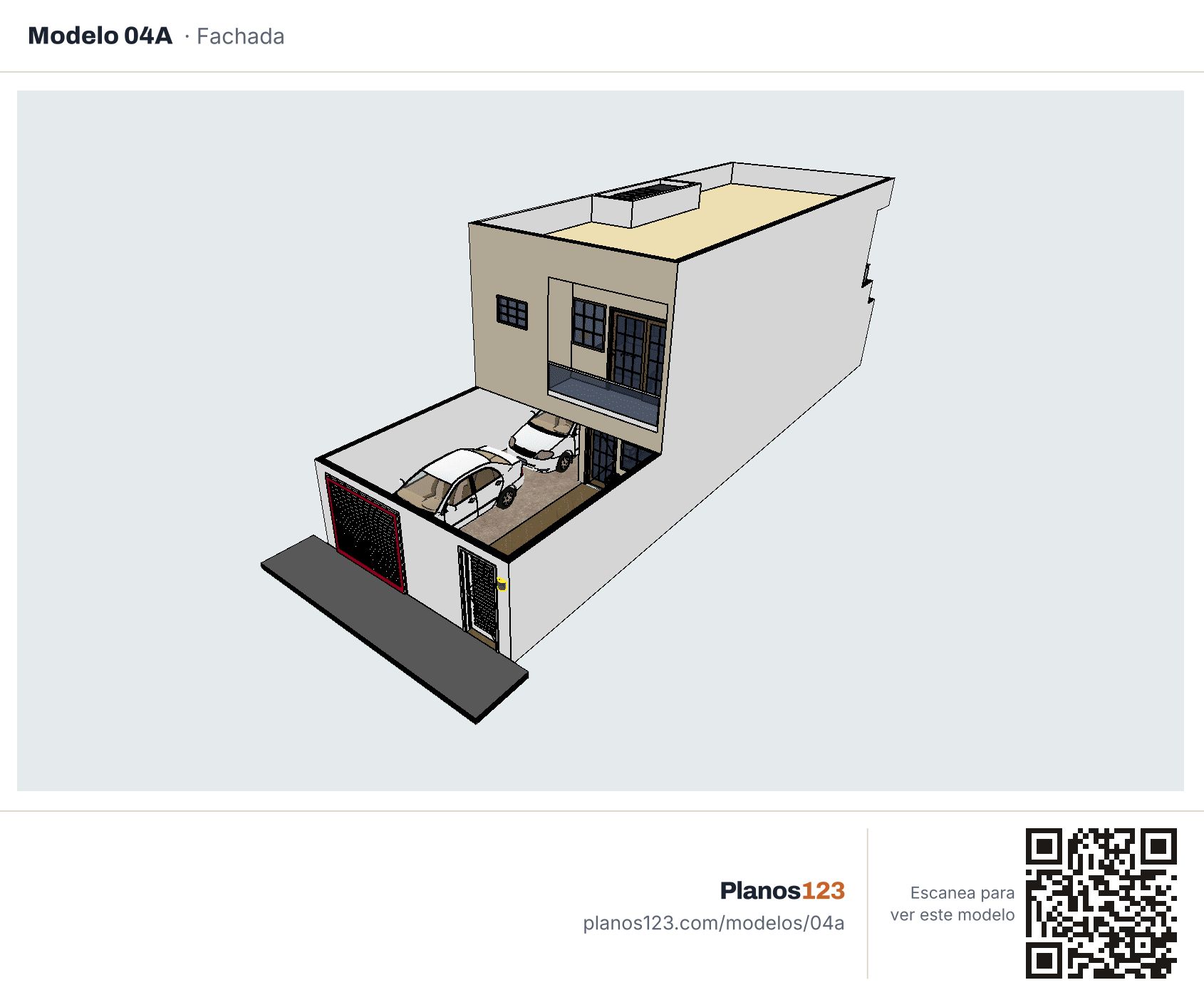 Modelo 04 · fachada