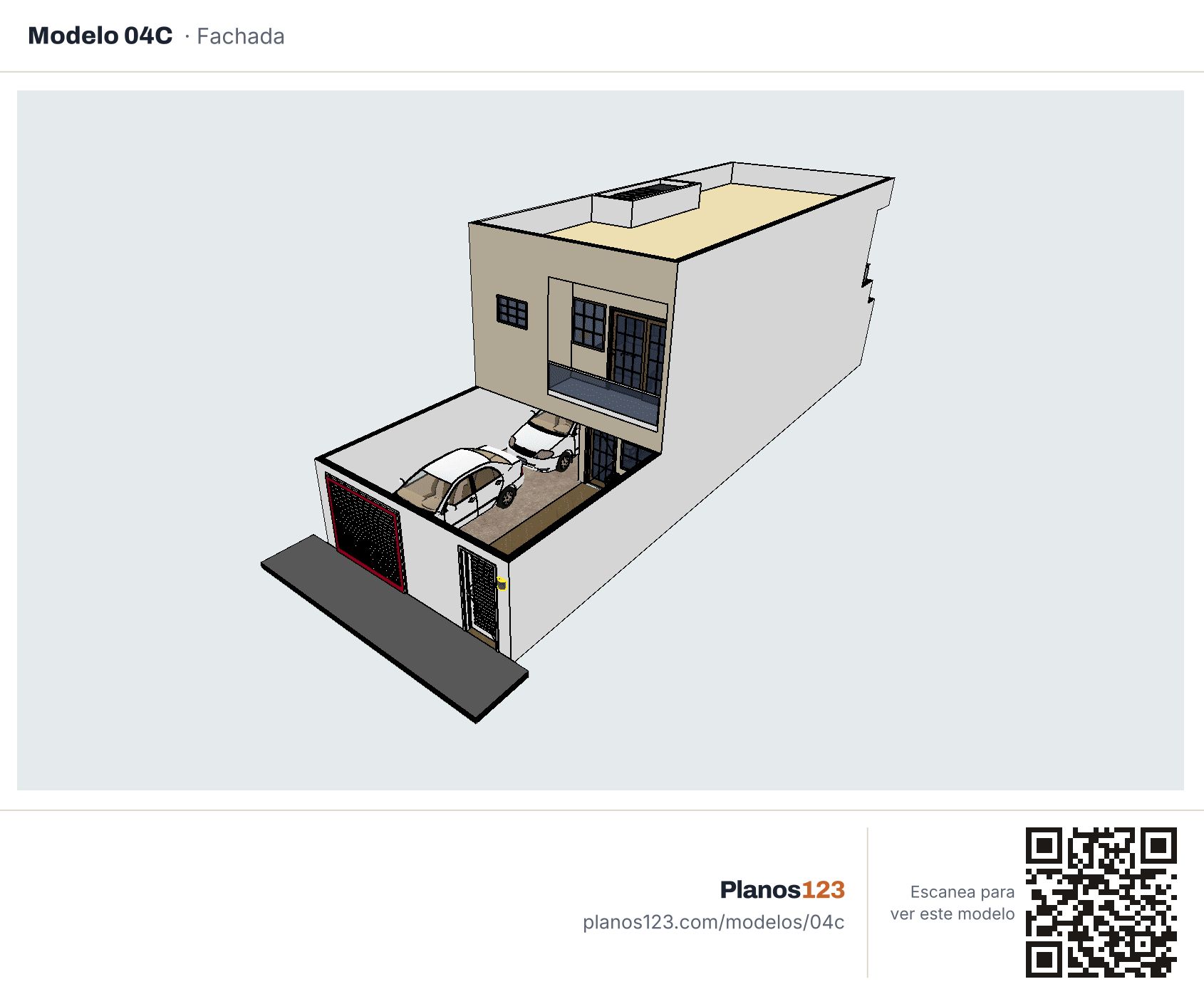 Modelo 04 · fachada