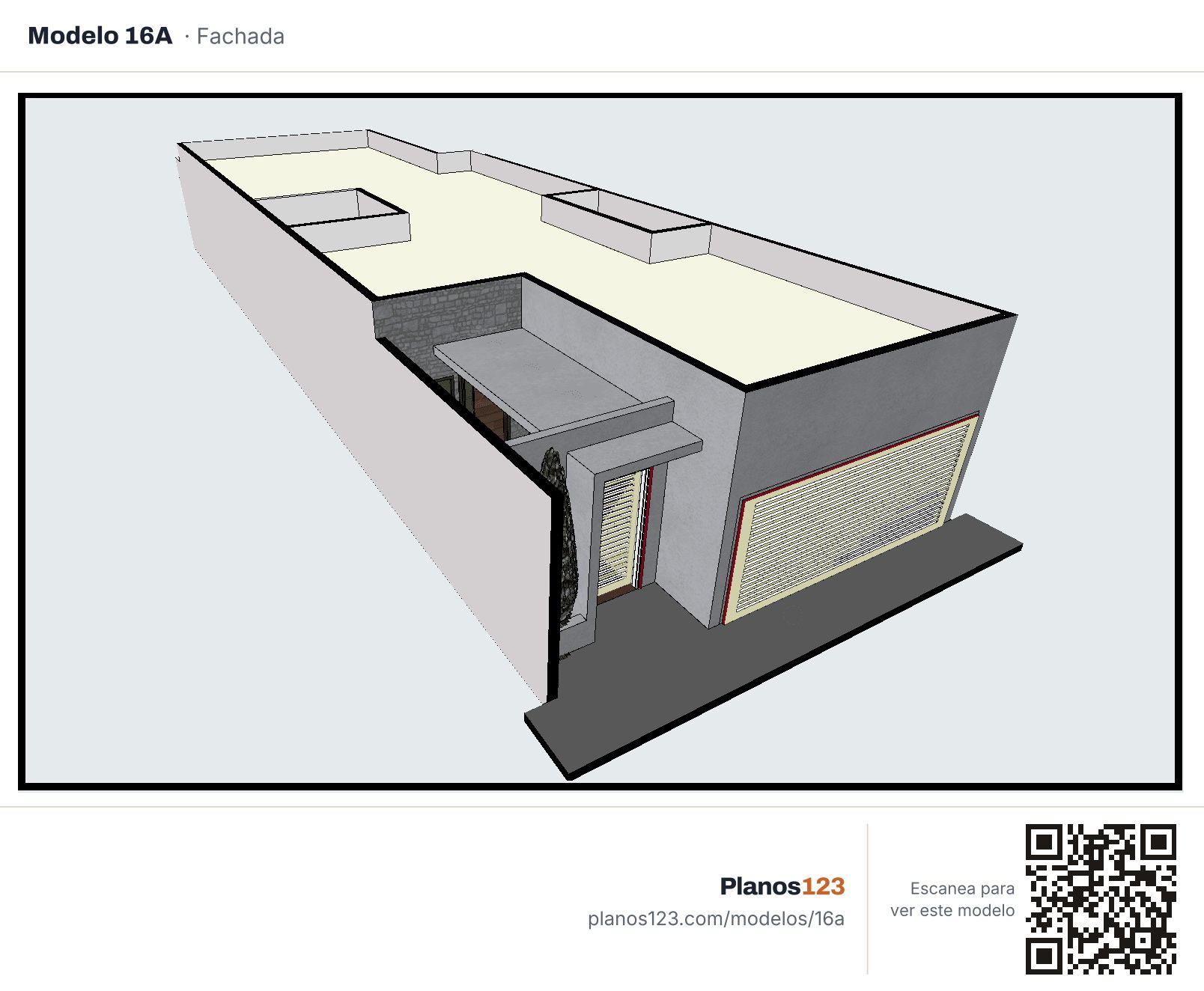 Modelo 16 · fachada