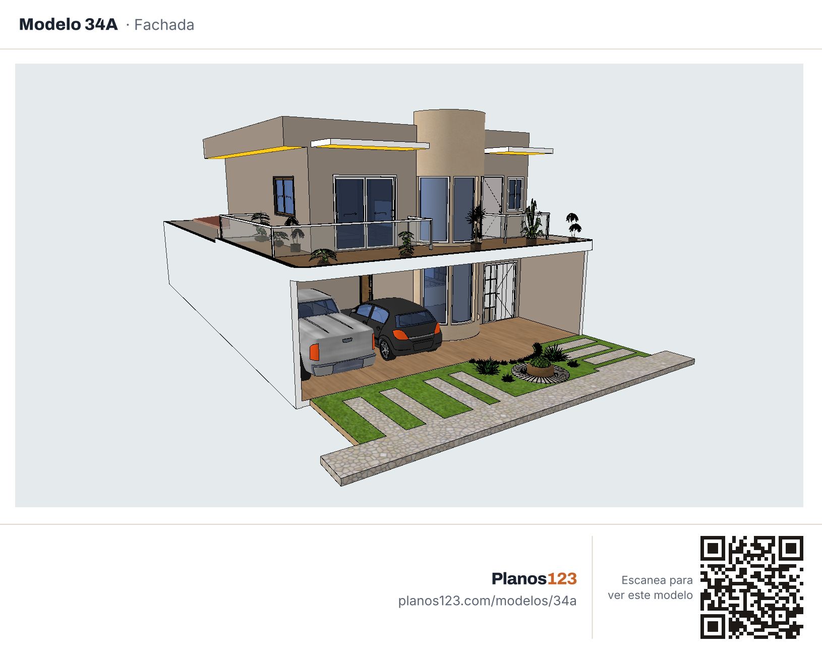 Modelo 34 · fachada