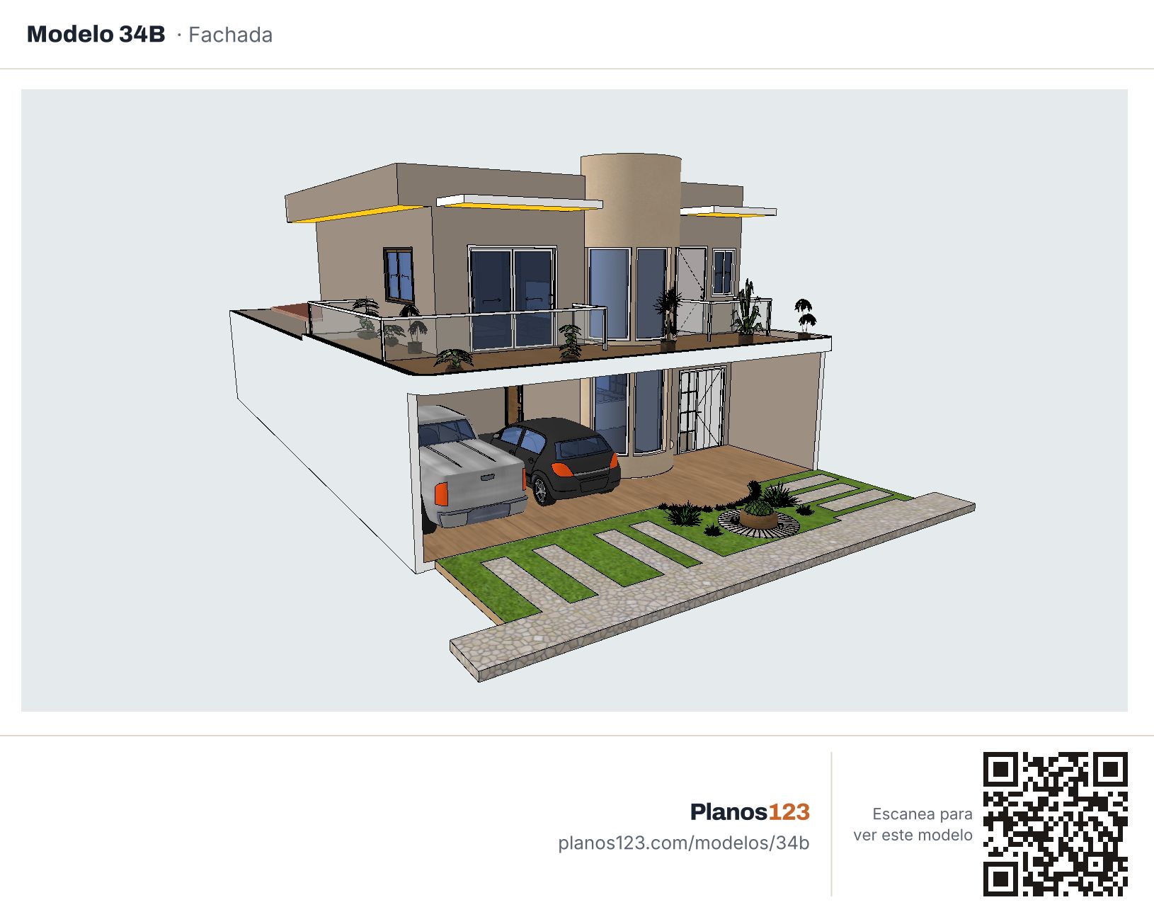 Modelo 34 · fachada
