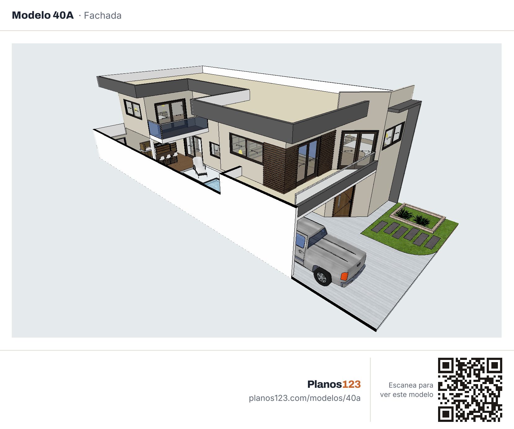 Modelo 40 · fachada
