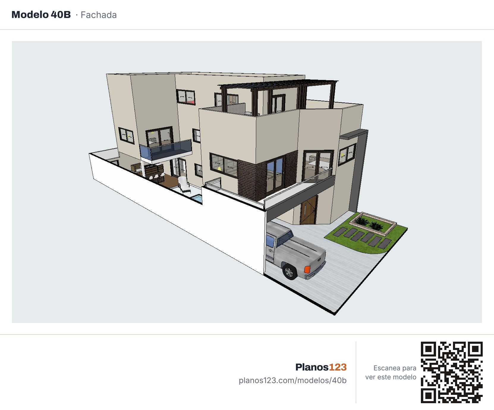 Modelo 40 · fachada